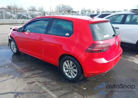 2015 Volkswagen Golf Tsi S 2-Door z USA, uszkodzony, nr VIN 3VW917AU4FM031608